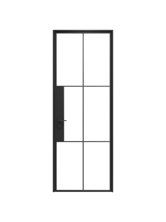 Blaise - Single  Steel Glass Door image 0