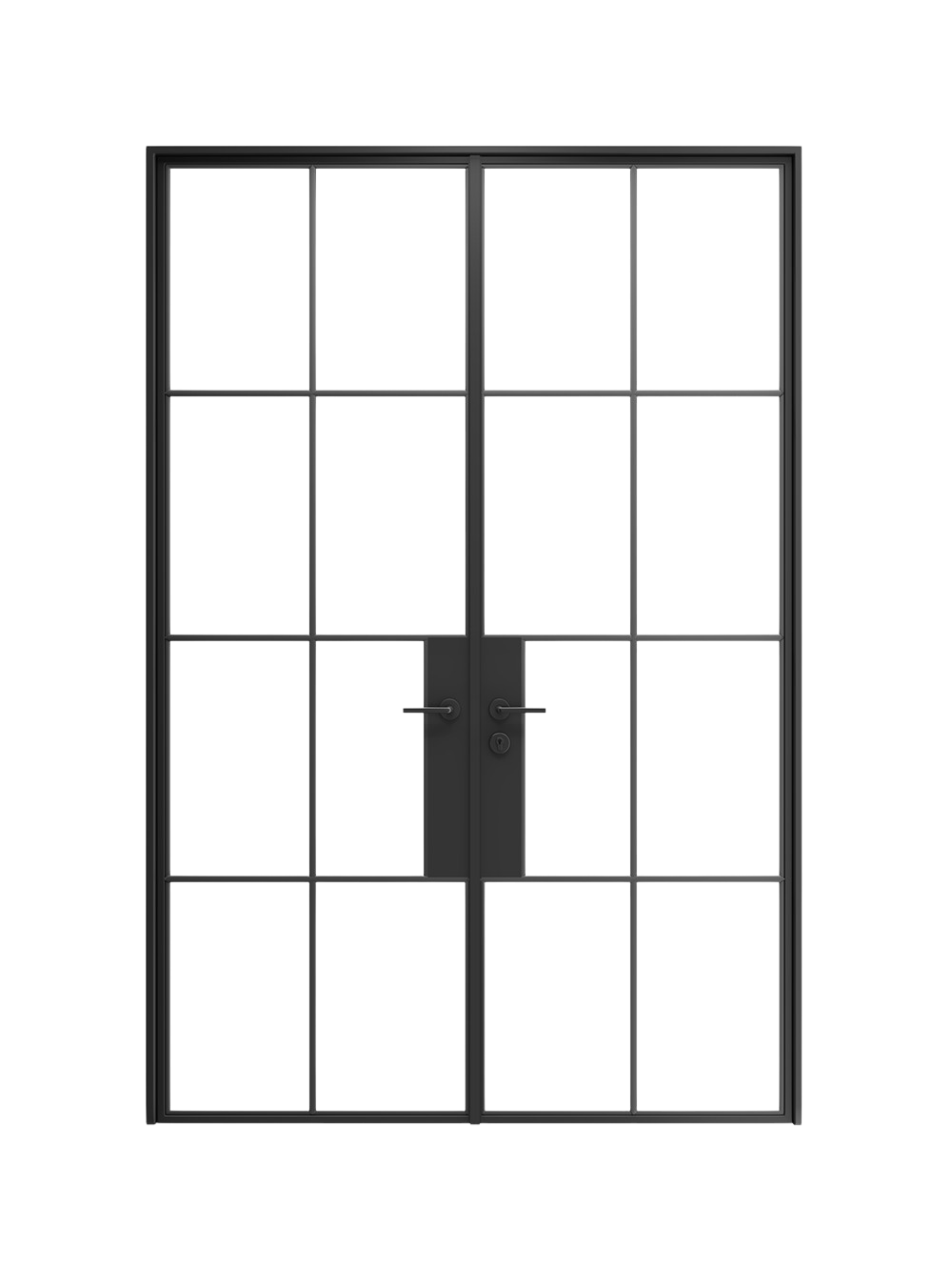 Lucas-  Double Steel Glass Doors image 0