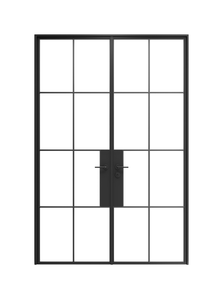 Lucas-  Double Steel Glass Doors image 0