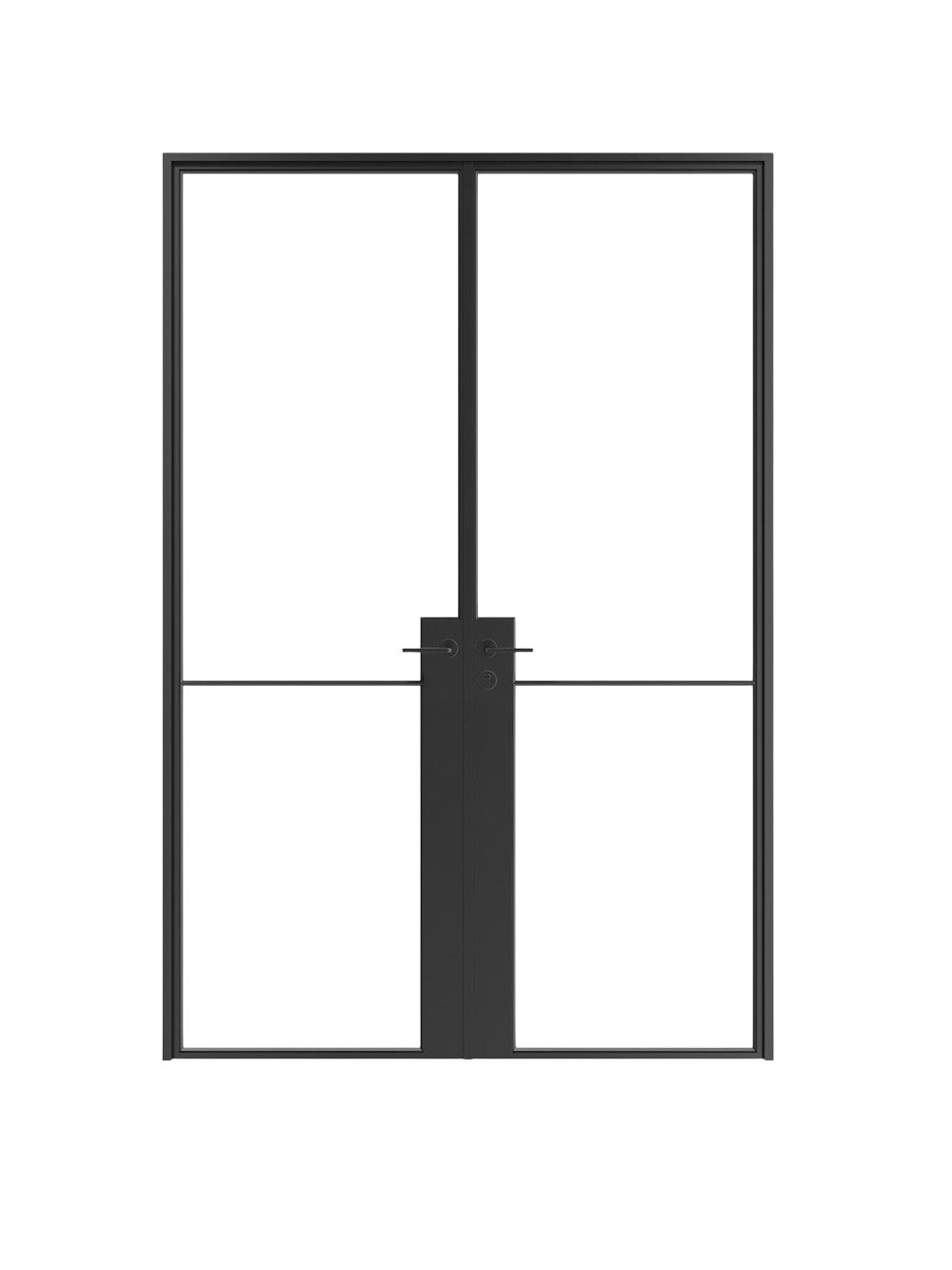Francine- Double Steel Glass Doors image 0