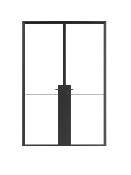 Francine- Double Steel Glass Doors image 0