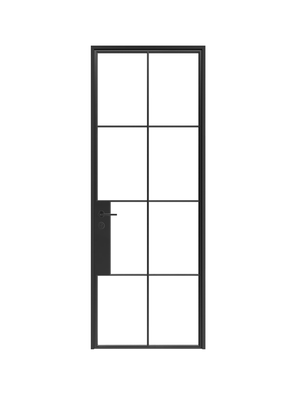 Remi- Single  Steel Glass Door image 0