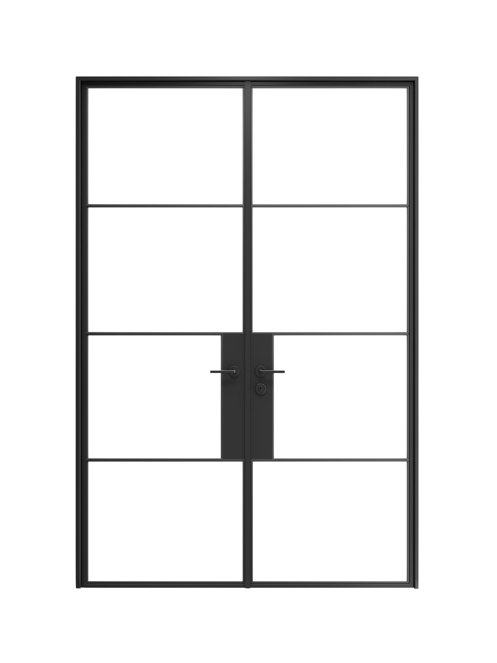 Chance - French Double Steel Glass Doors image 0