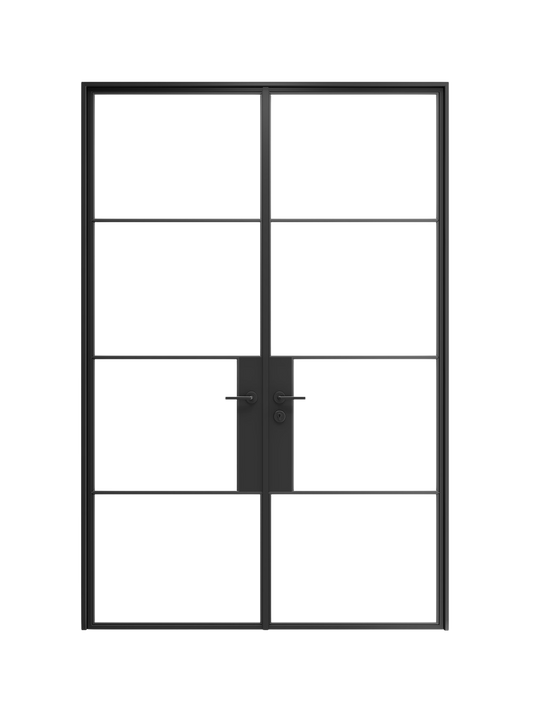 Chance - French Double Steel Glass Doors image 0