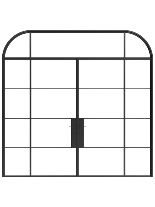 Colette -  Solid Steel Doors With Sidelites image 0