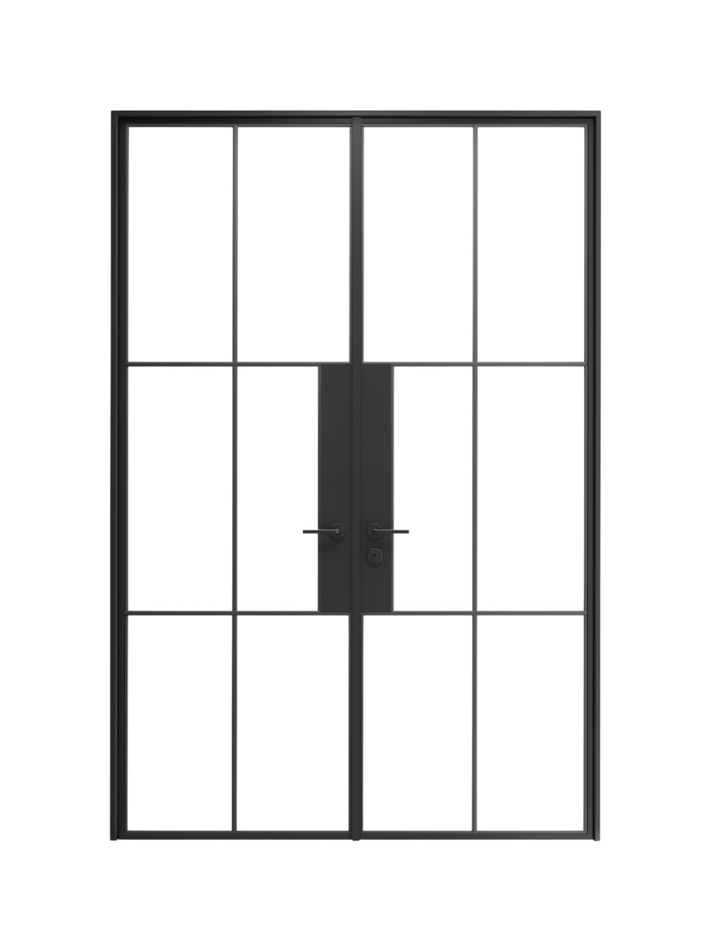 Belle-  Double Steel Glass Doors image 0