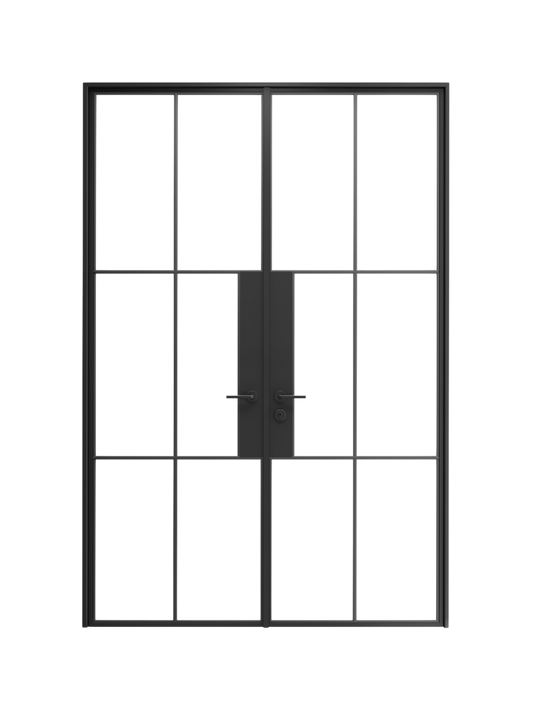Belle-  Double Steel Glass Doors image 0