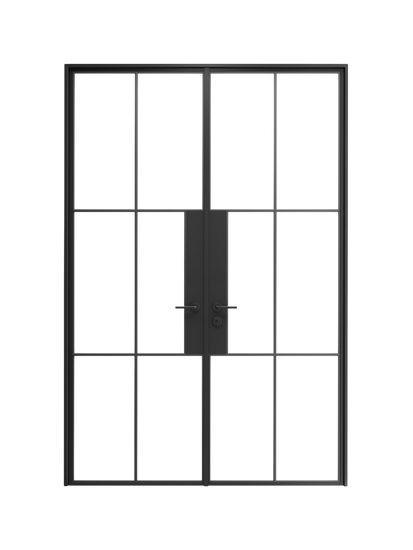 Belle-  Double Steel Glass Doors image 0