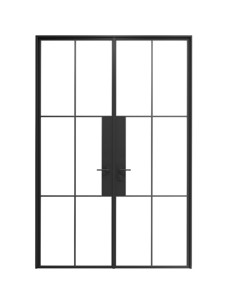 Belle-  Double Steel Glass Doors image 0