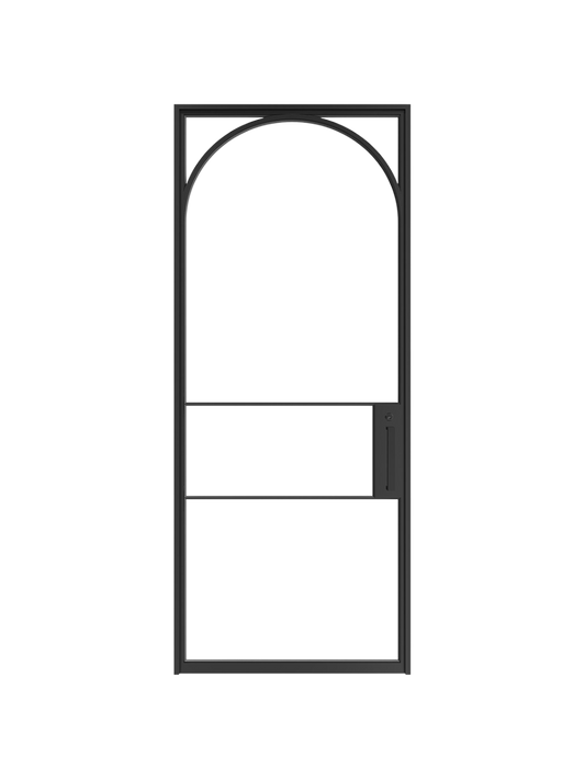 Gaston - Single  Steel Glass Door image 0