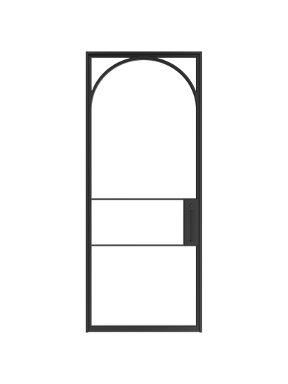 Gaston - Single  Steel Glass Door image 0