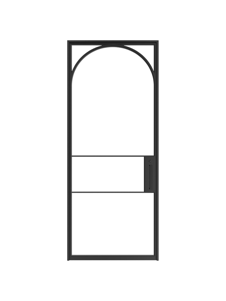 Gaston - Single  Steel Glass Door image 0