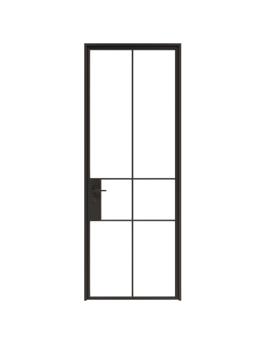 Chloe - Single  Steel Glass Door image 0