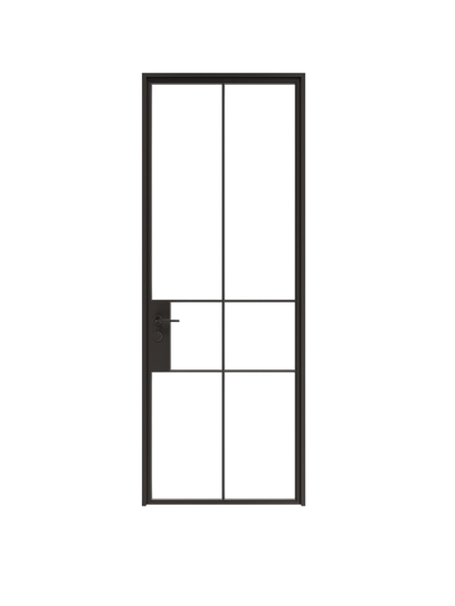 Chloe - Single  Steel Glass Door image 0