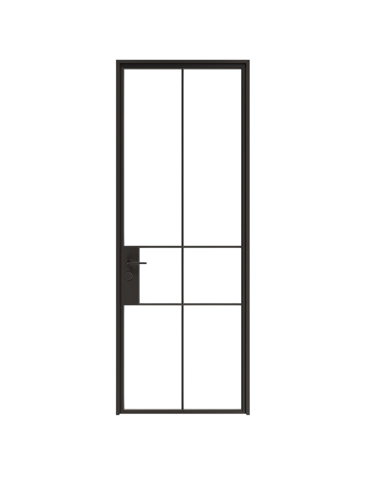 Chloe - Single  Steel Glass Door image 0
