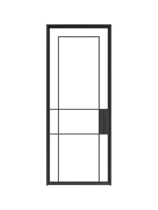 Penelope- Single  Steel Glass Door image 0