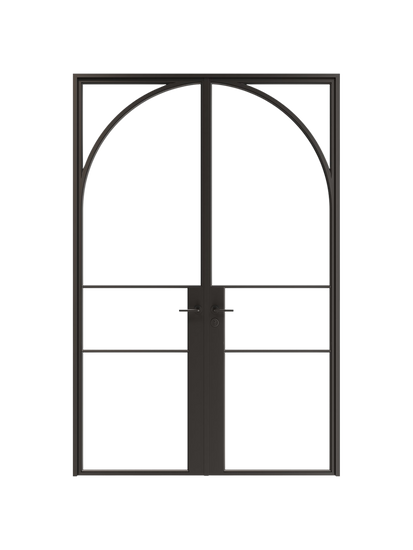Beaux-  Double Steel Glass Doors image 0