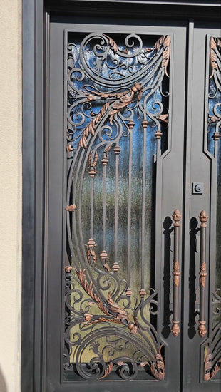 custom flat top iron door