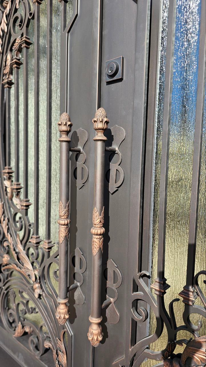 interior double glass doors