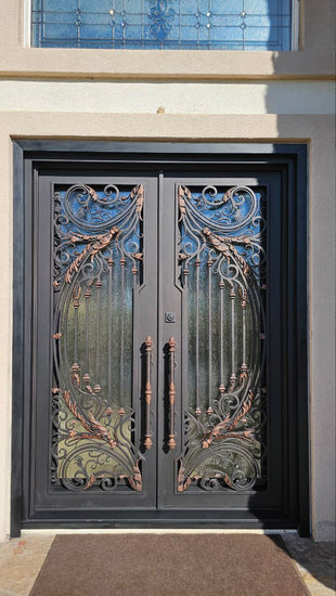 wrought iron door