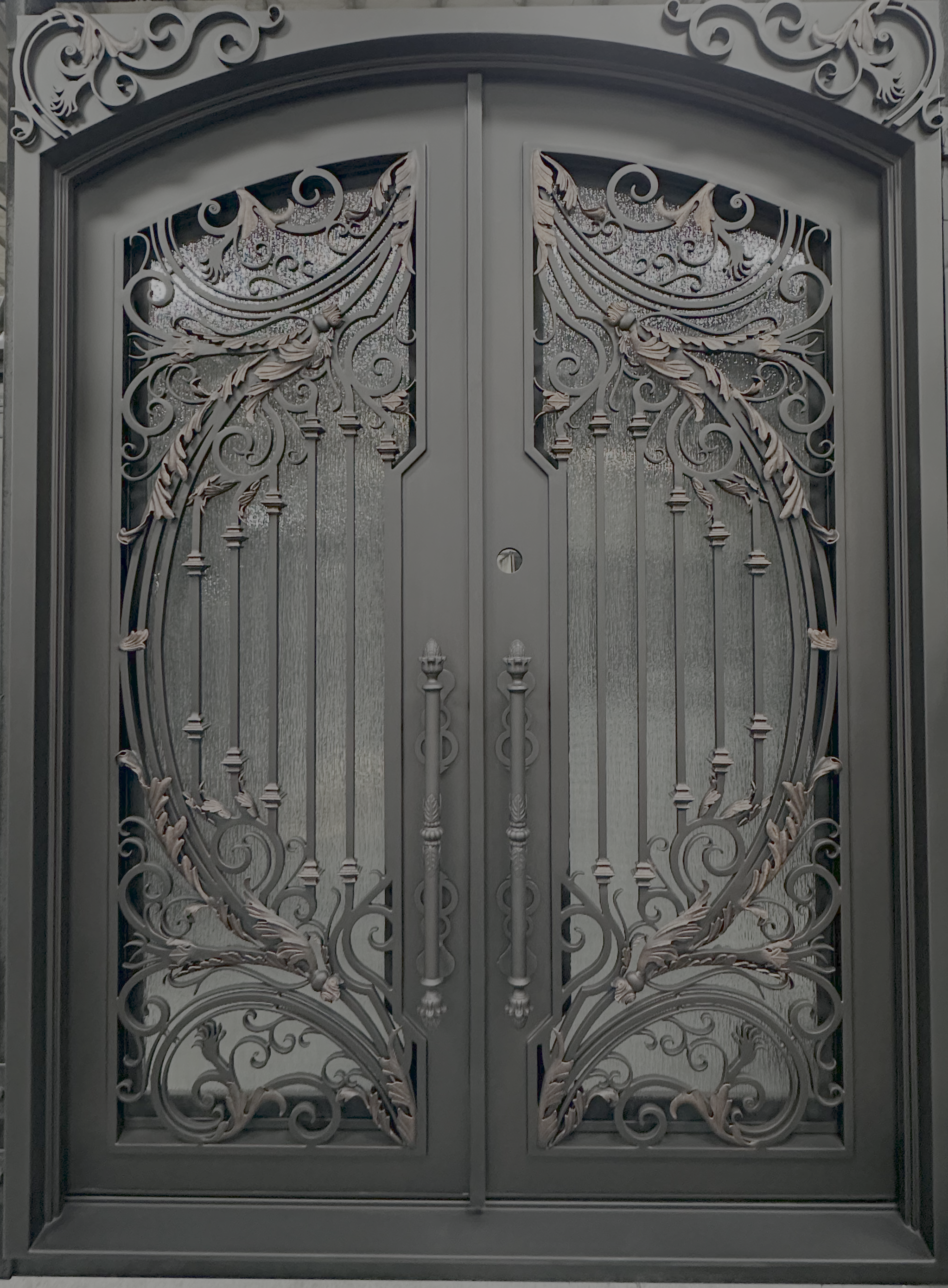 72x96 Stunning Design Double Entry Iron Doors