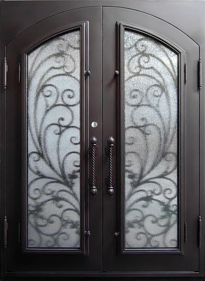 modern wrought iron doors