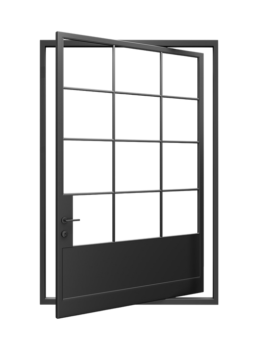 Lorde-  Pivot Steel Glass Doors image 0