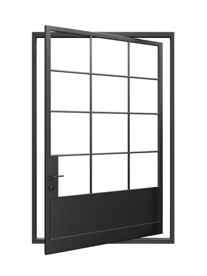 Lorde-  Pivot Steel Glass Doors image 0