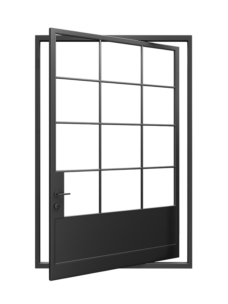 Lorde-  Pivot Steel Glass Doors image 0