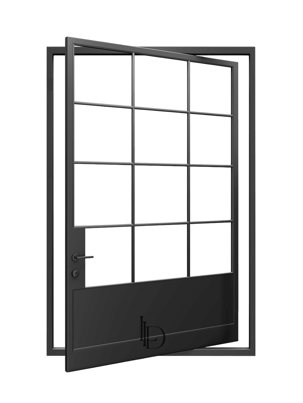 Lorde-  Pivot Steel Glass Doors image 0