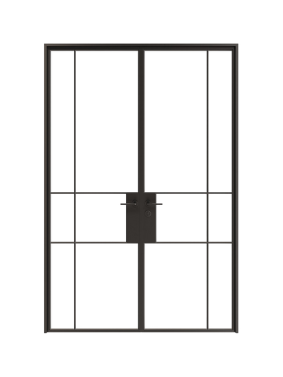 Rumi-  Double Steel Glass Doors image 0