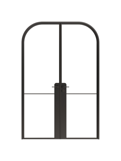 Margaux-  Arch Double Steel Glass Doors image 0