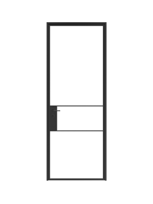 Andre - Single  Steel Glass Door image 0