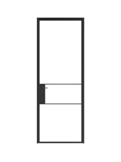Andre - Single  Steel Glass Door image 0