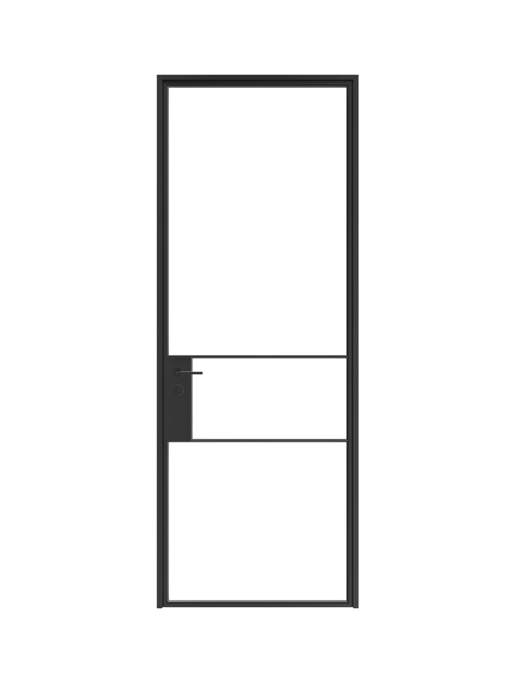 Andre - Single  Steel Glass Door image 0