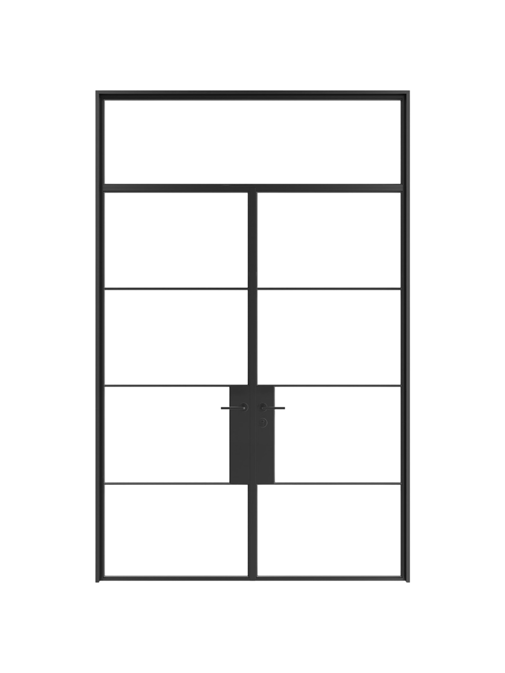 Bastien- Thermally Broken Double Steel Glass Doors image 0
