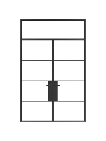 Bastien- Thermally Broken Double Steel Glass Doors image 0