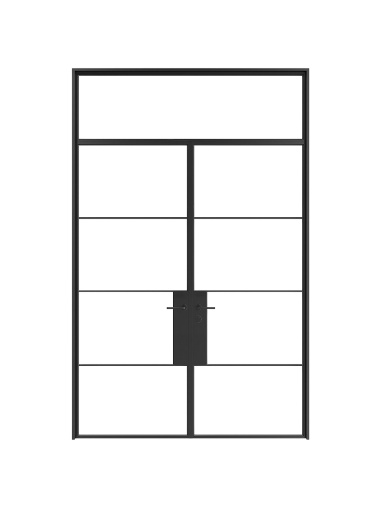 Bastien- Thermally Broken Double Steel Glass Doors image 0