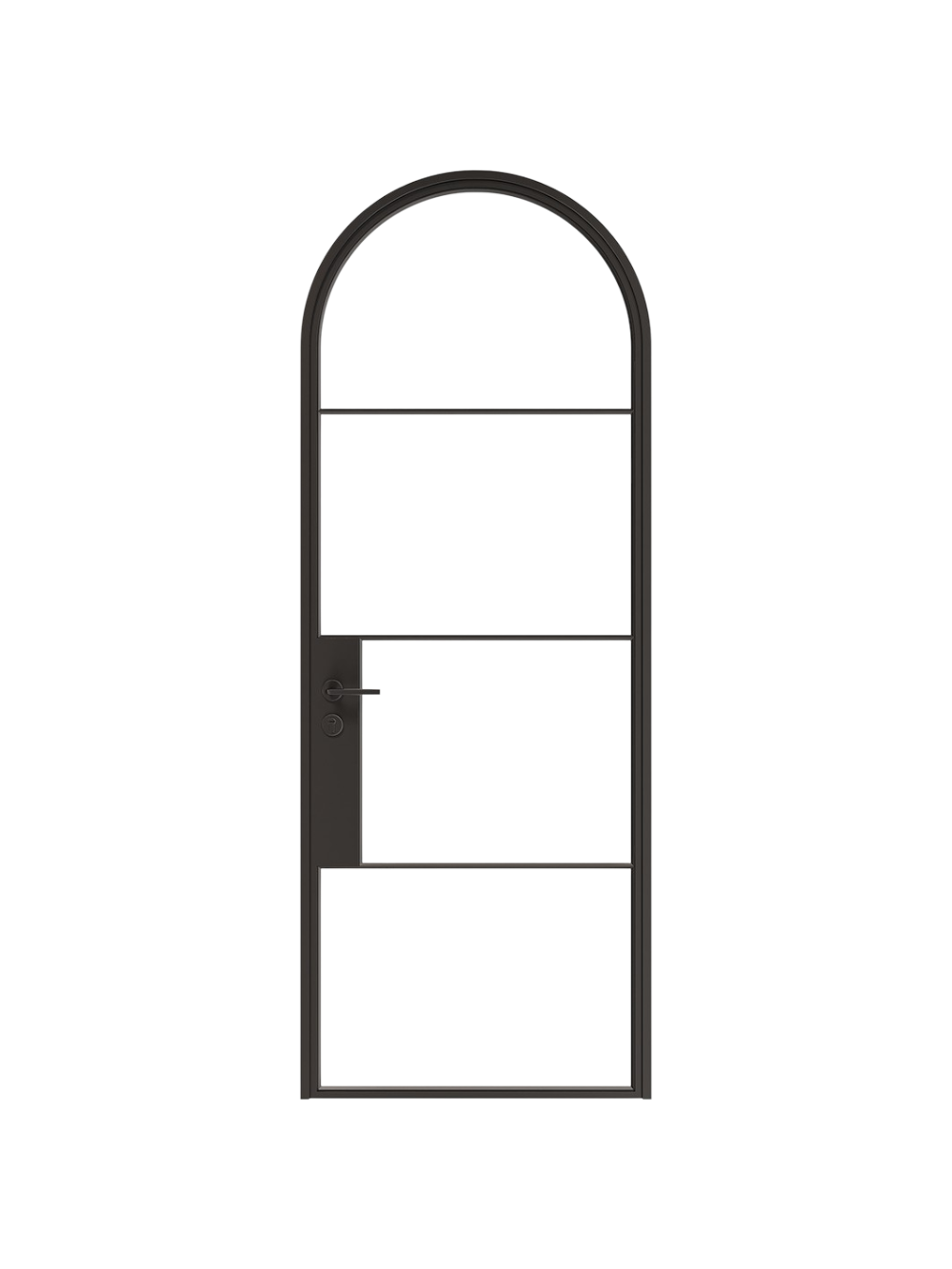 Delphine-  Full-Arch Single  Steel Glass Door image 0