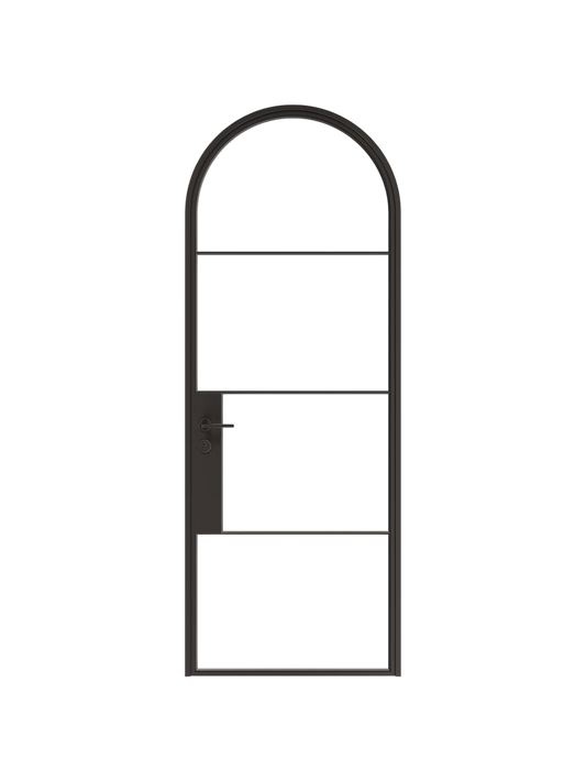 Delphine-  Full-Arch Single  Steel Glass Door image 0
