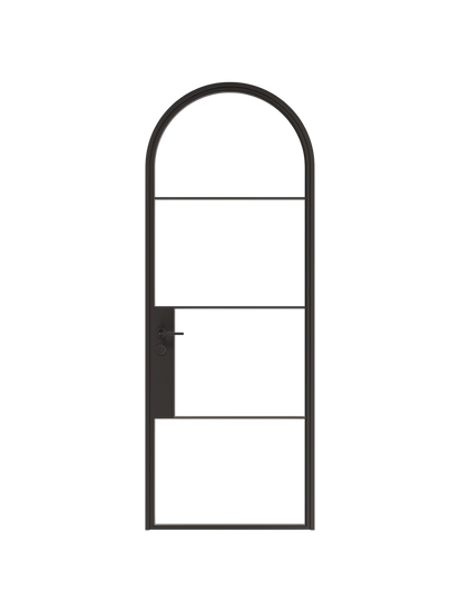 Delphine-  Full-Arch Single  Steel Glass Door image 0