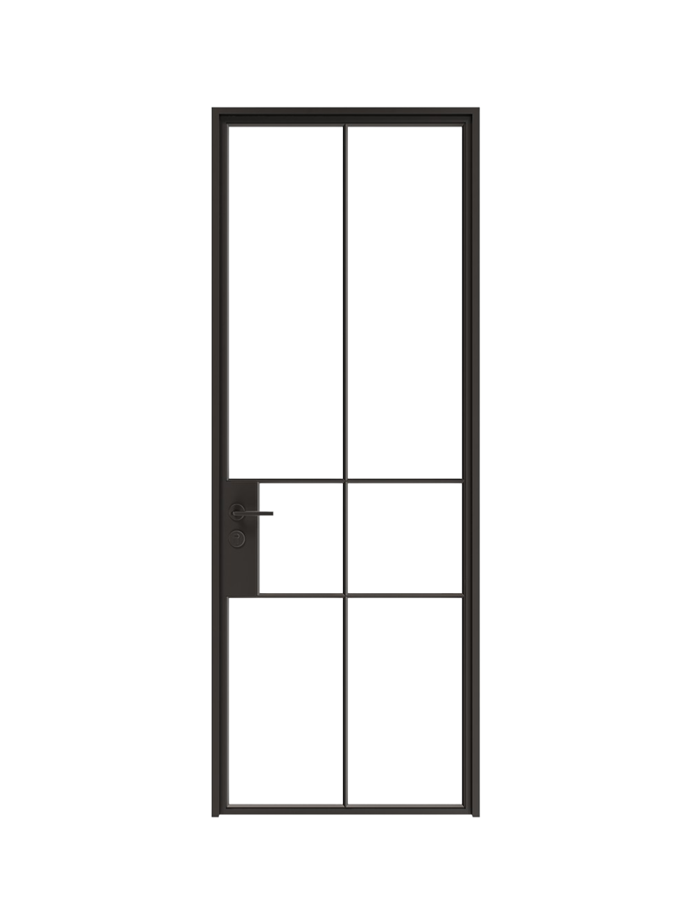 Hugo- Single Steel Glass Door image 0