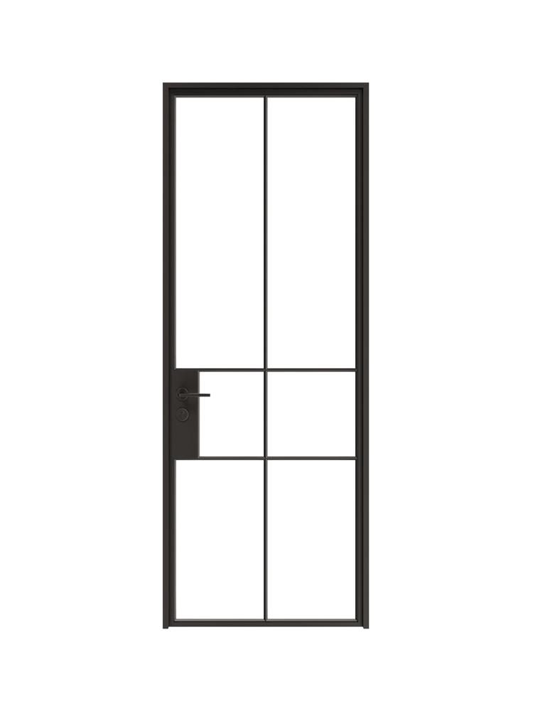 Hugo- Single Steel Glass Door image 0