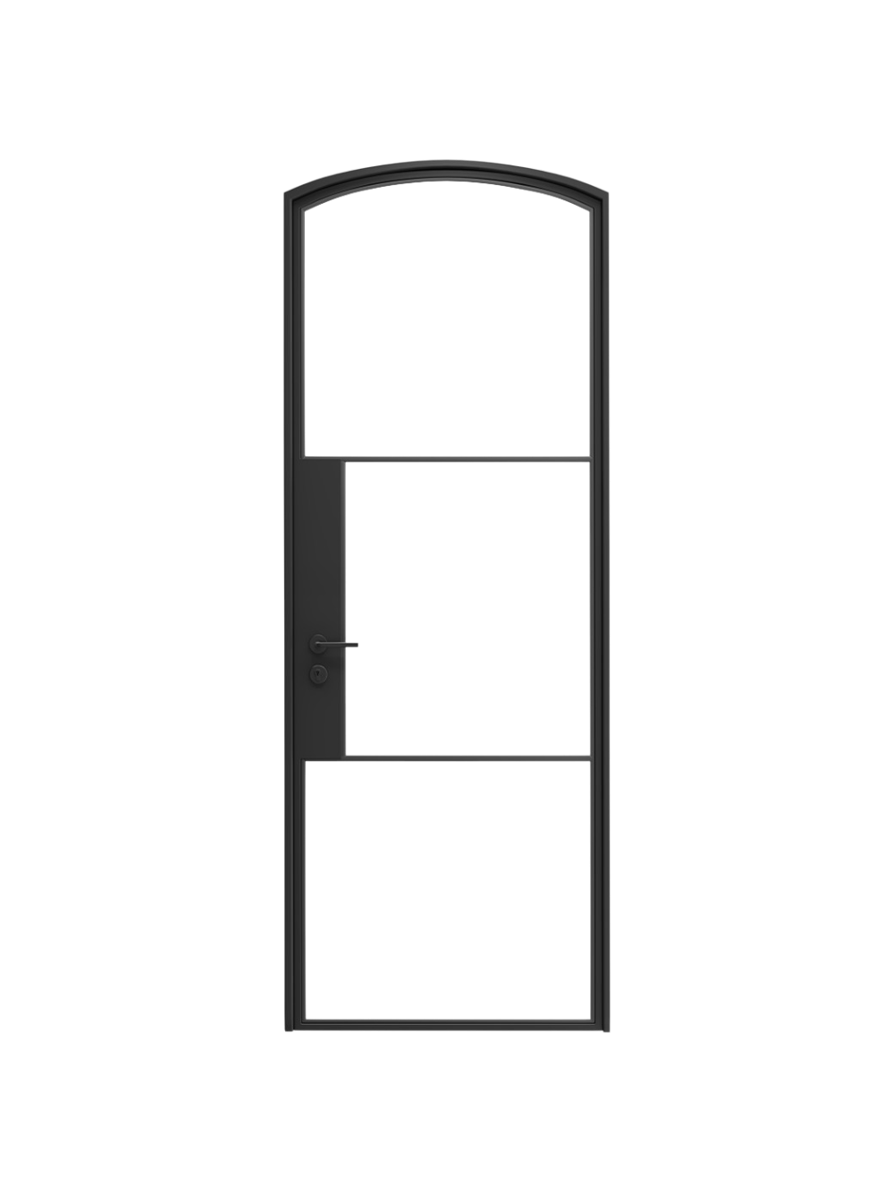 Sienna - Half-Arch Steel Glass Door image 0