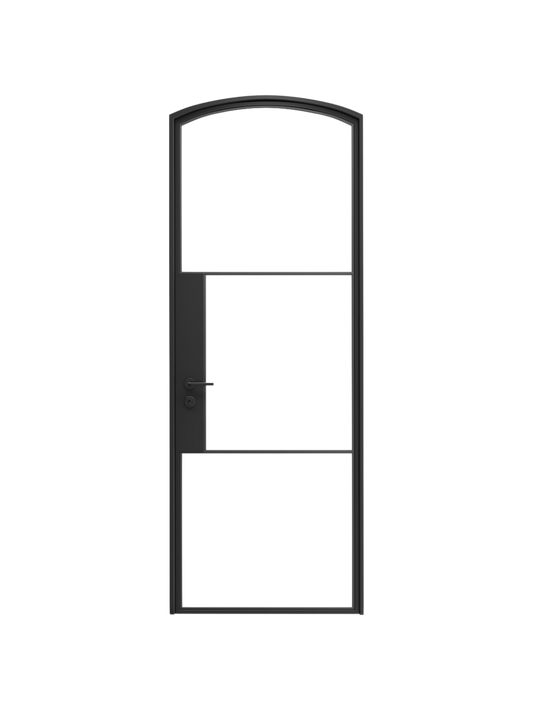 Sienna - Half-Arch Steel Glass Door image 0