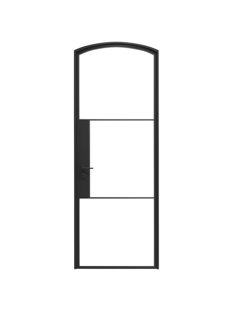 Sienna - Half-Arch Steel Glass Door image 0