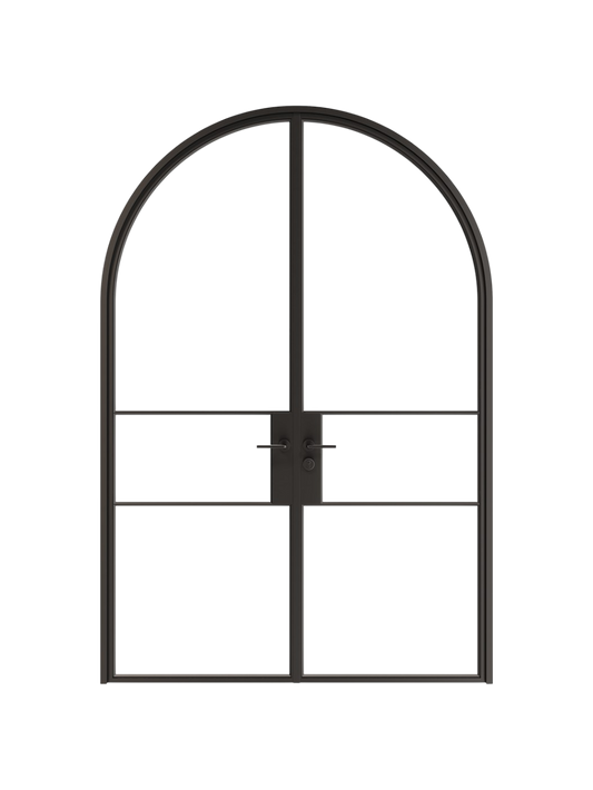 Emme- Double Steel Glass Doors image 0