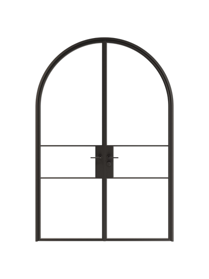 Emme- Double Steel Glass Doors image 0