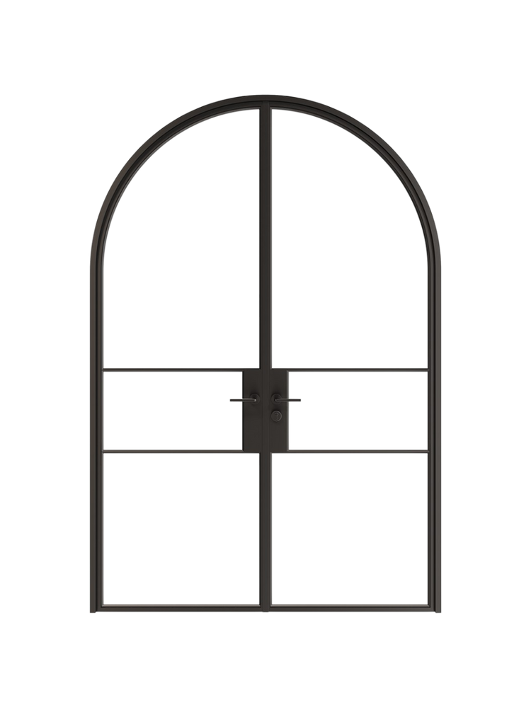 Emme- Double Steel Glass Doors image 0