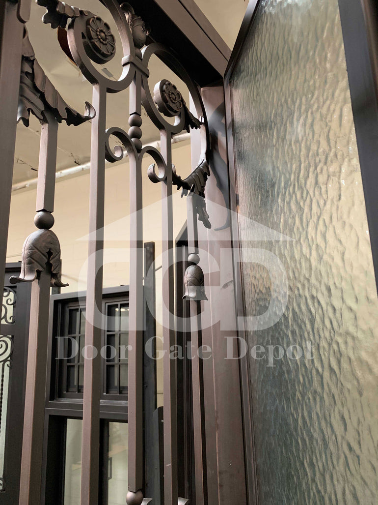 Wrought Iron Doors Single Front Iron Doors for Sale Van Nuys, CA Page Luxe Iron Doors